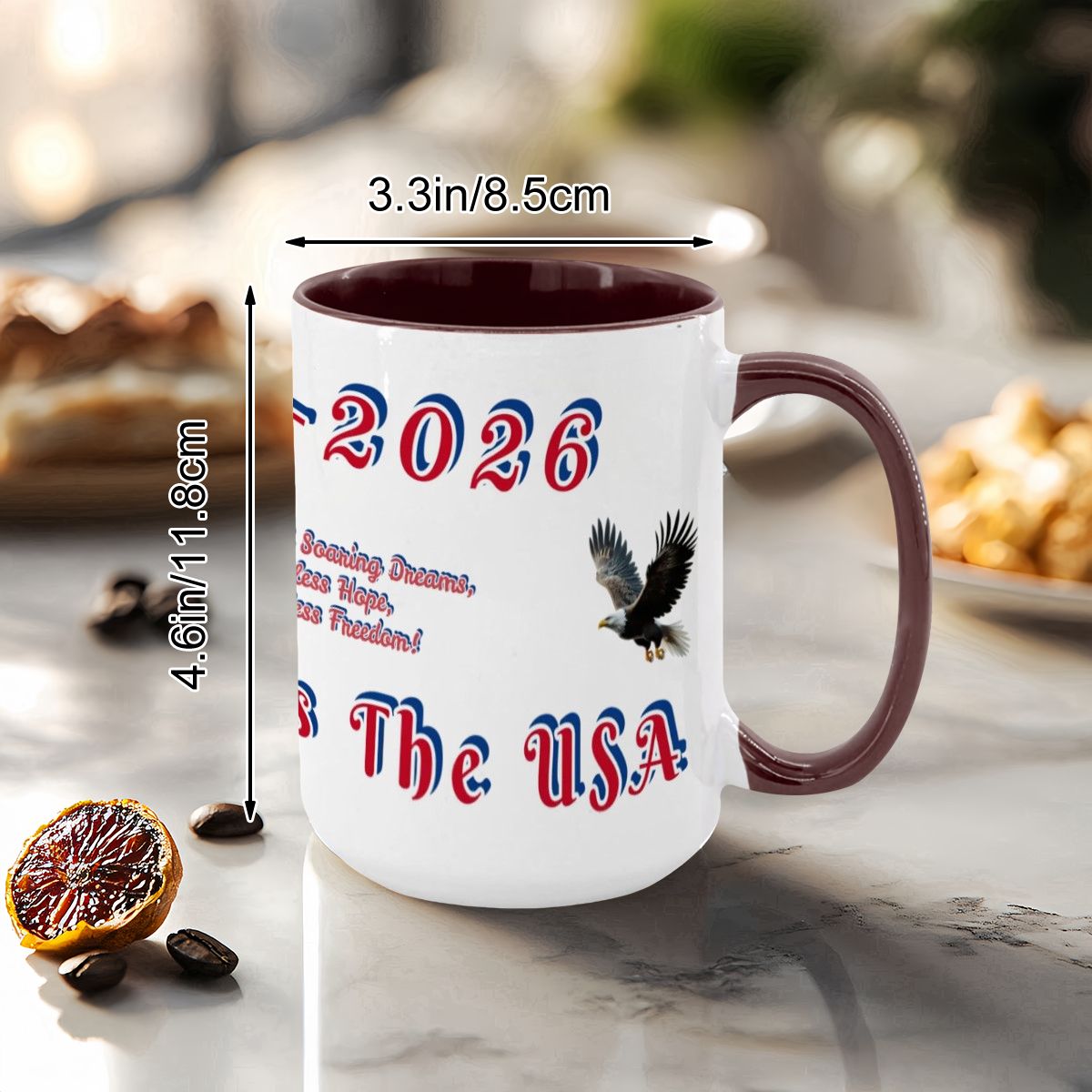 Large Colorful Mug (15oz) (Made in USA)