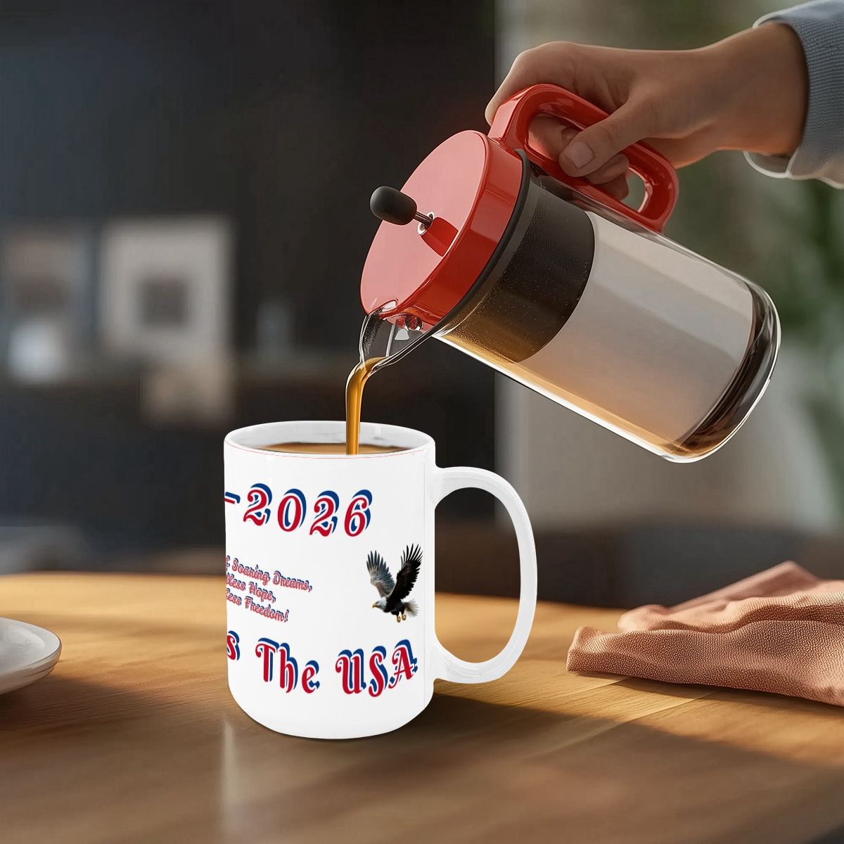 Large Colorful Mug (15oz) (Made in USA)