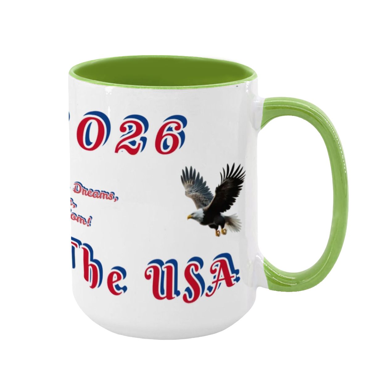 Large Colorful Mug (15oz) (Made in USA)