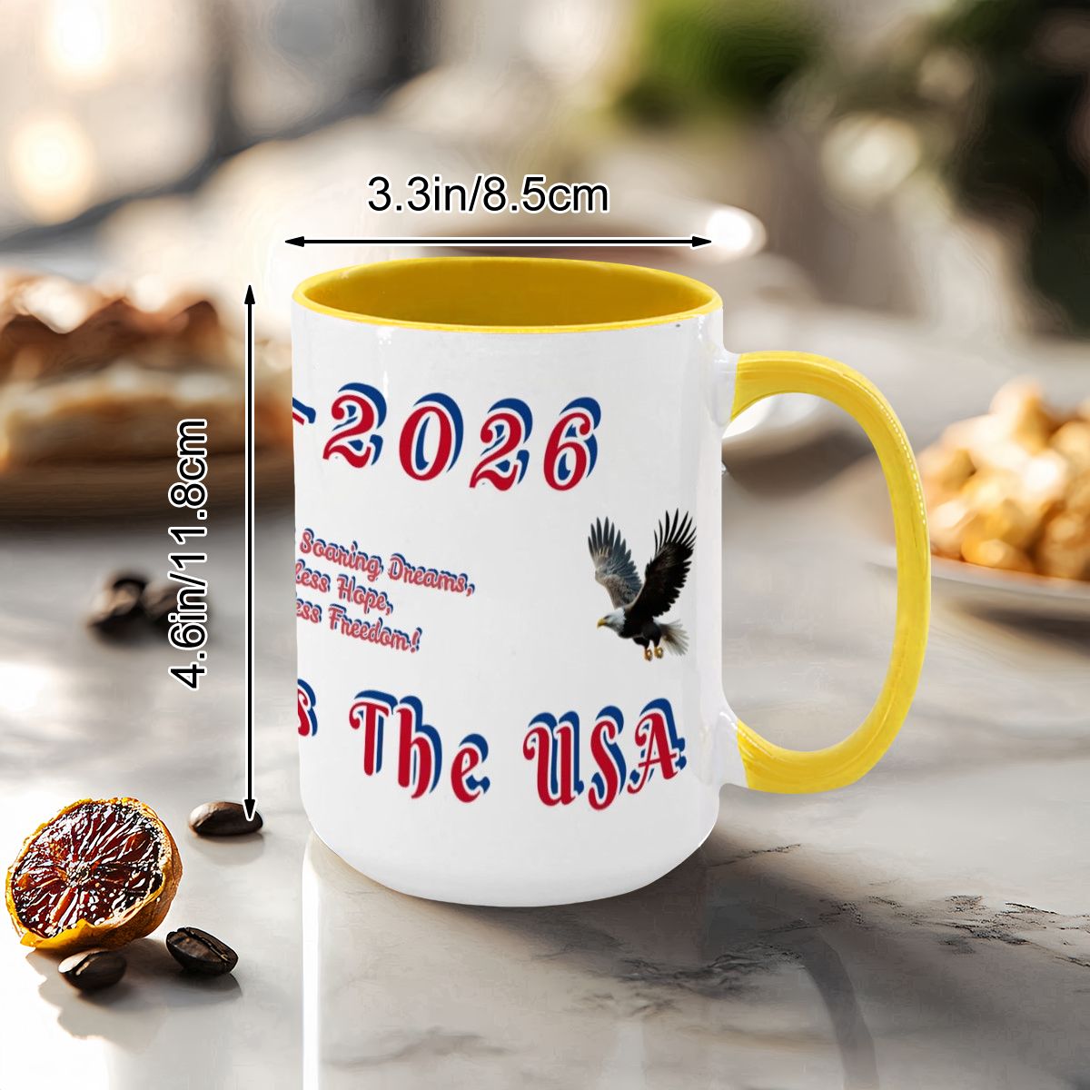 Large Colorful Mug (15oz) (Made in USA)