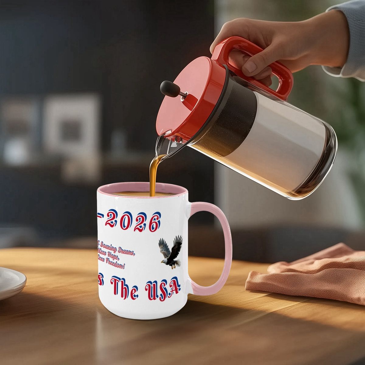 Large Colorful Mug (15oz) (Made in USA)