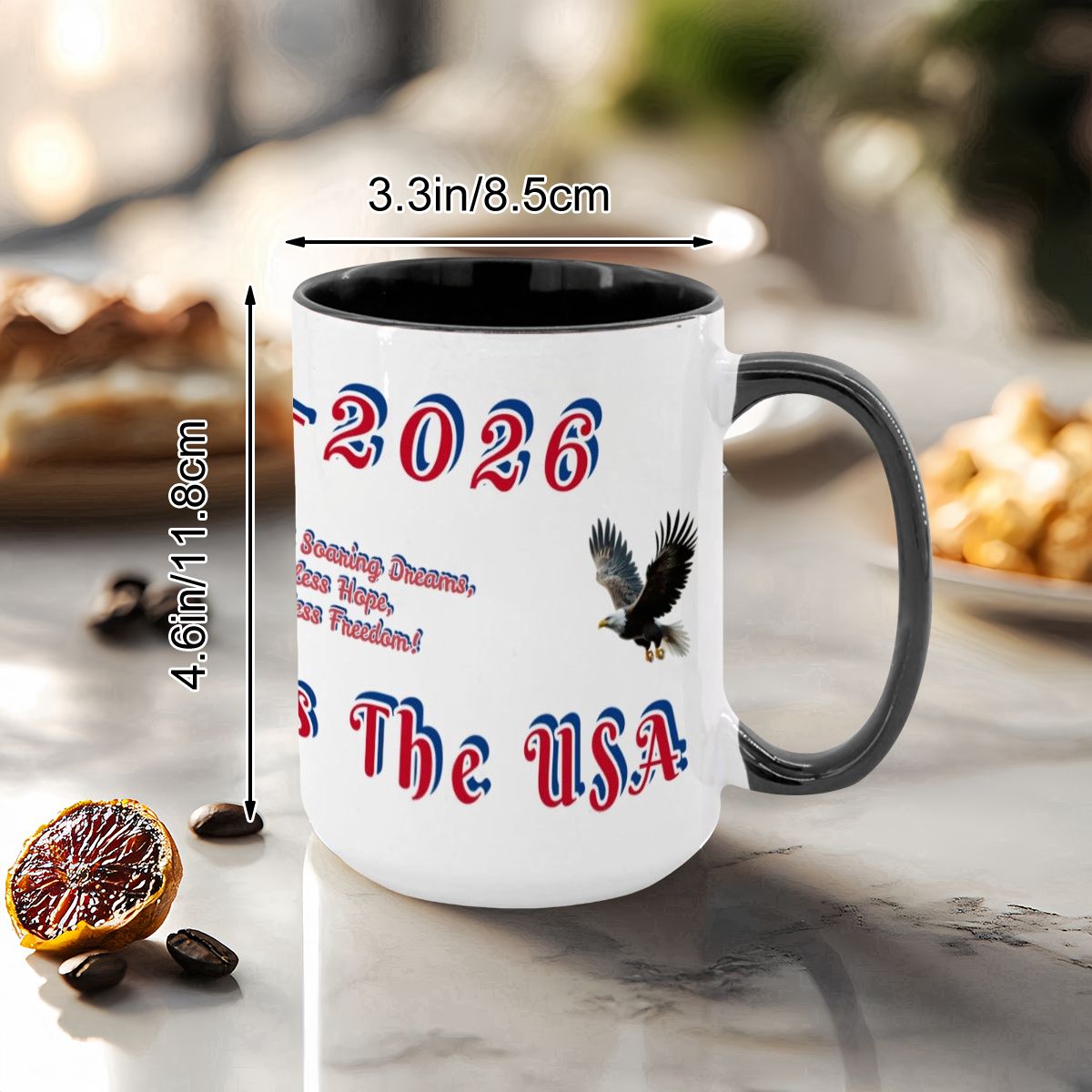Large Colorful Mug (15oz) (Made in USA)