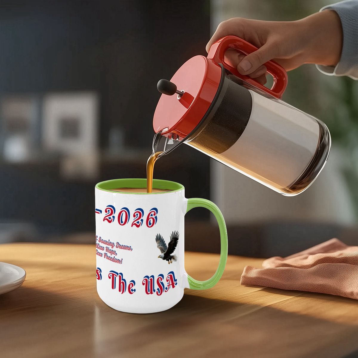 Large Colorful Mug (15oz) (Made in USA)