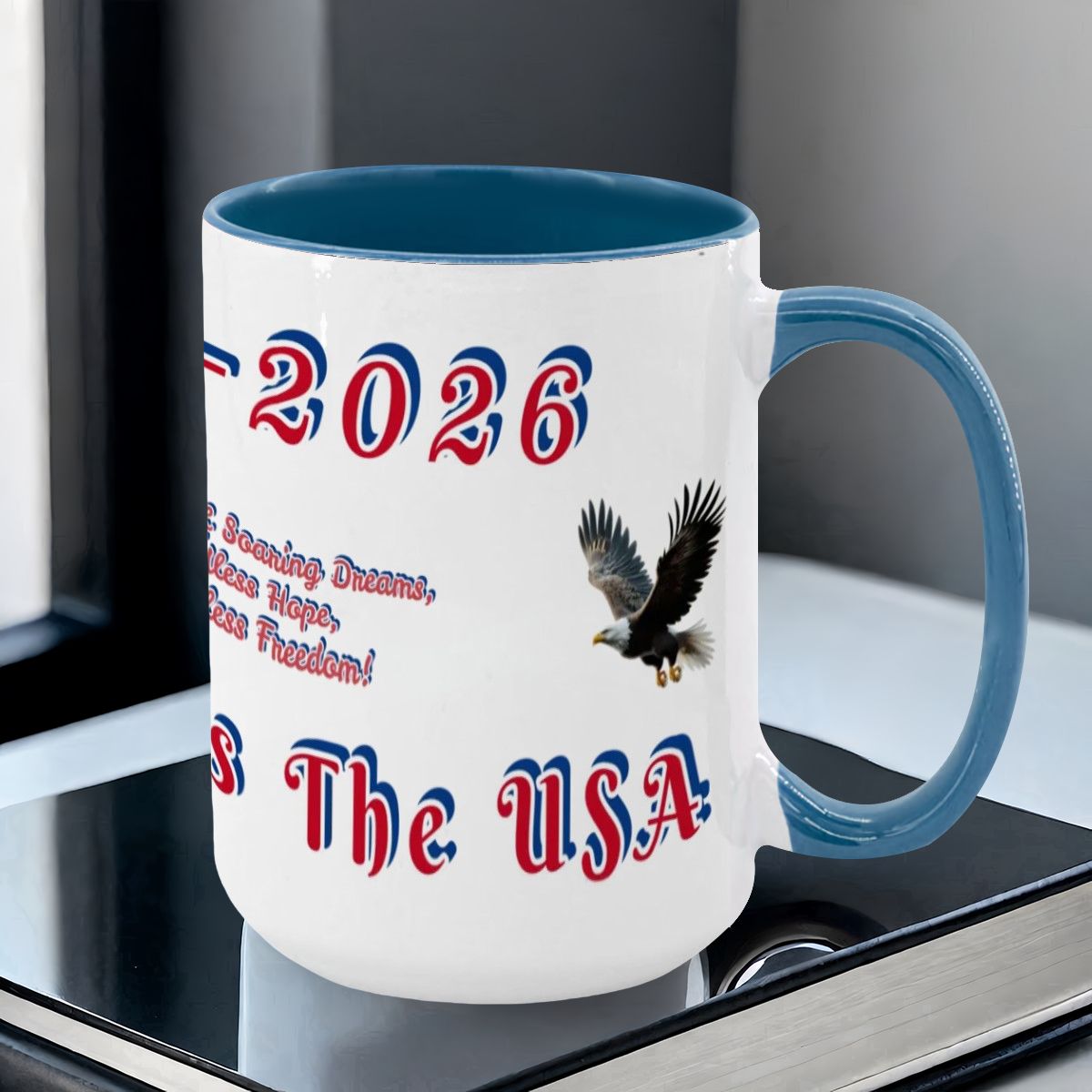 Large Colorful Mug (15oz) (Made in USA)