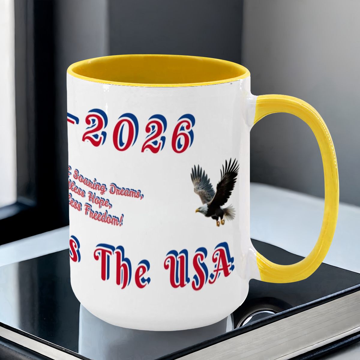 Large Colorful Mug (15oz) (Made in USA)