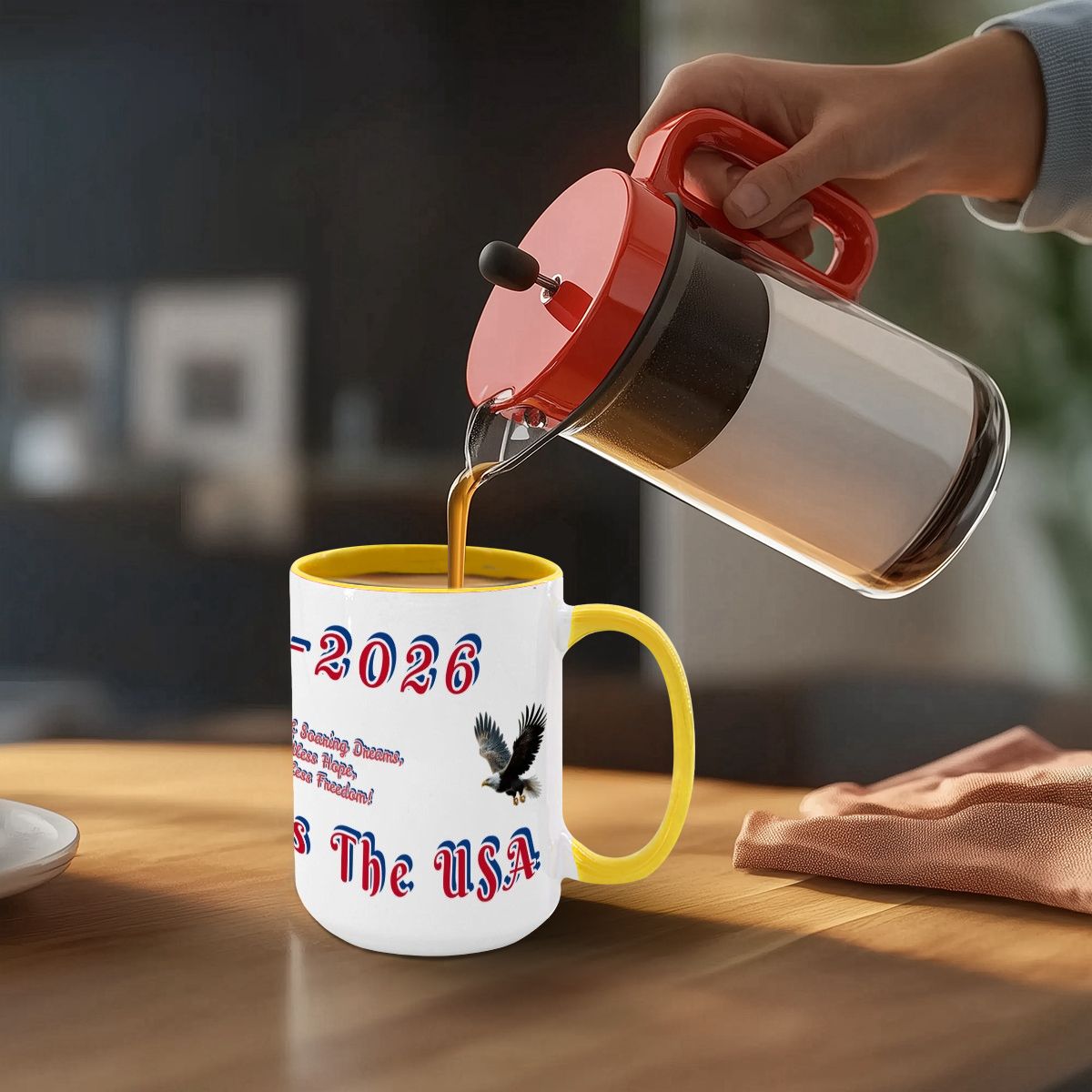 Large Colorful Mug (15oz) (Made in USA)