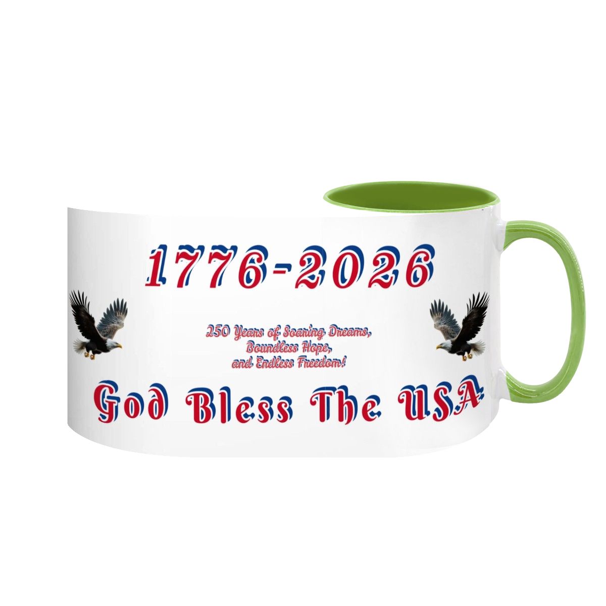 Large Colorful Mug (15oz) (Made in USA)