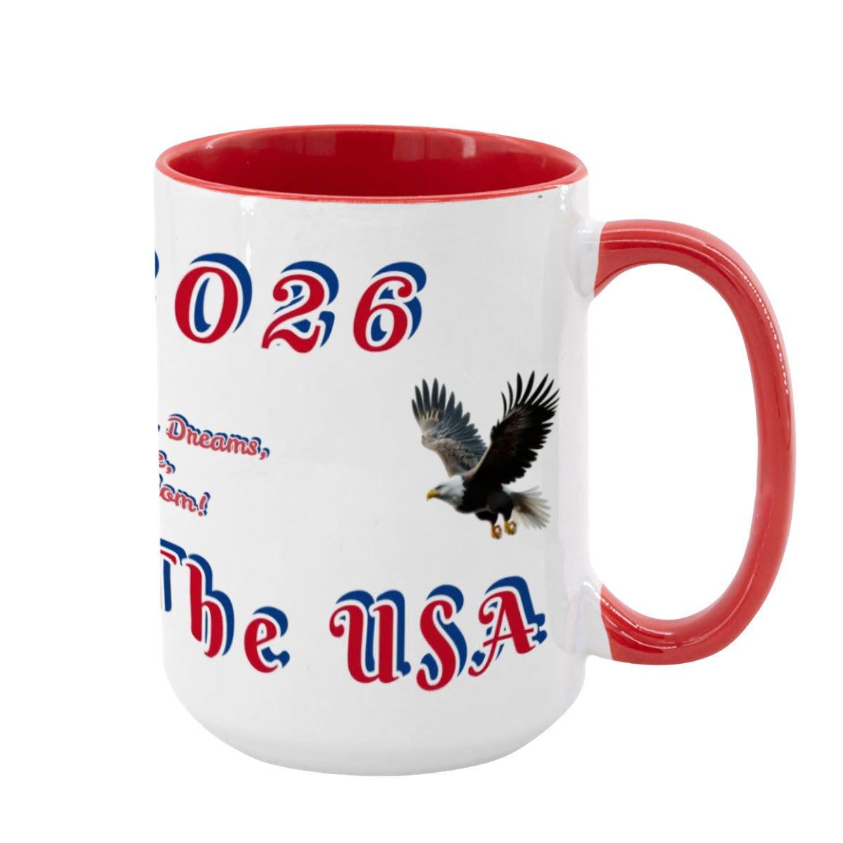 Large Colorful Mug (15oz) (Made in USA)