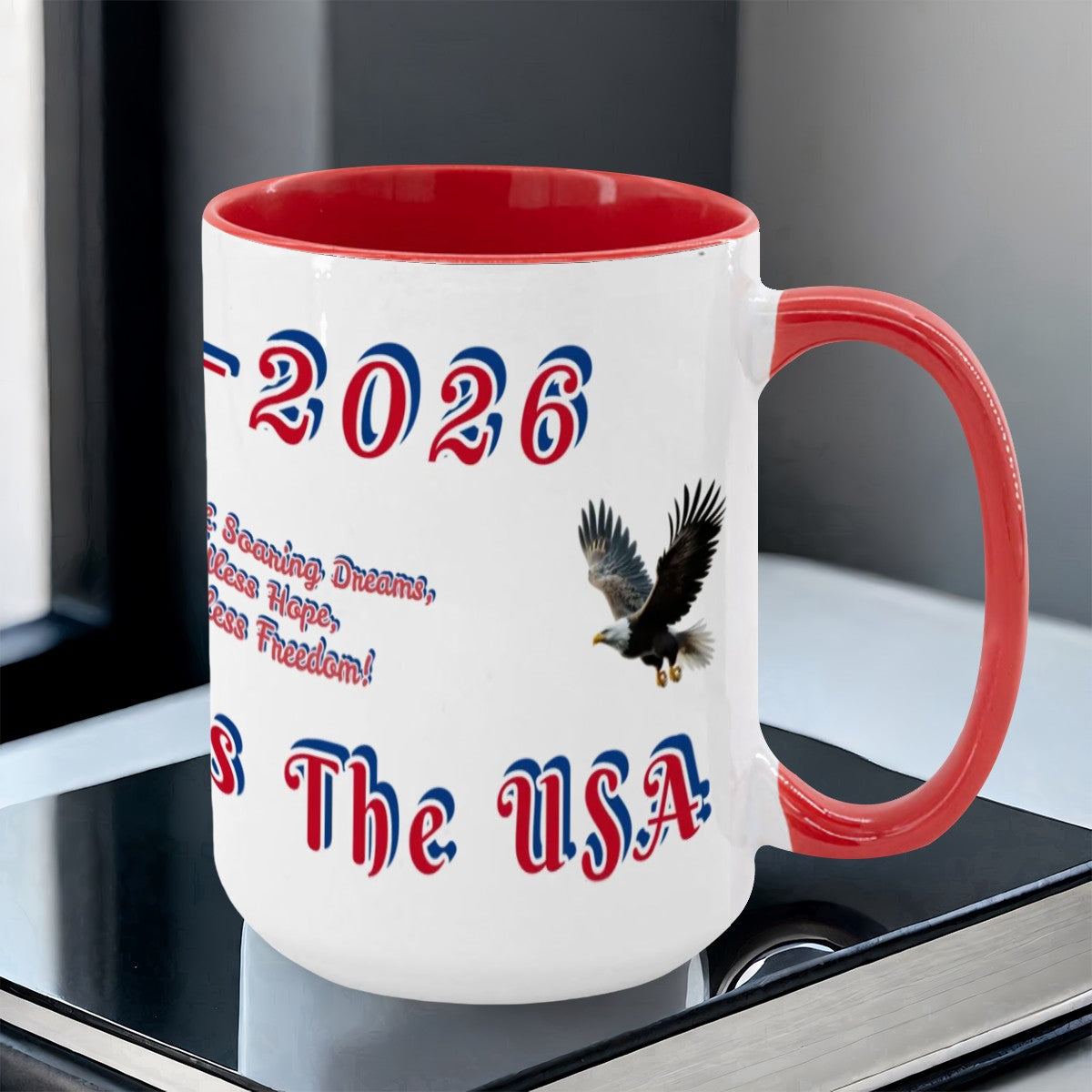 Large Colorful Mug (15oz) (Made in USA)