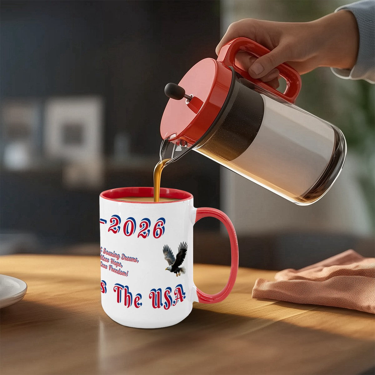 Large Colorful Mug (15oz) (Made in USA)