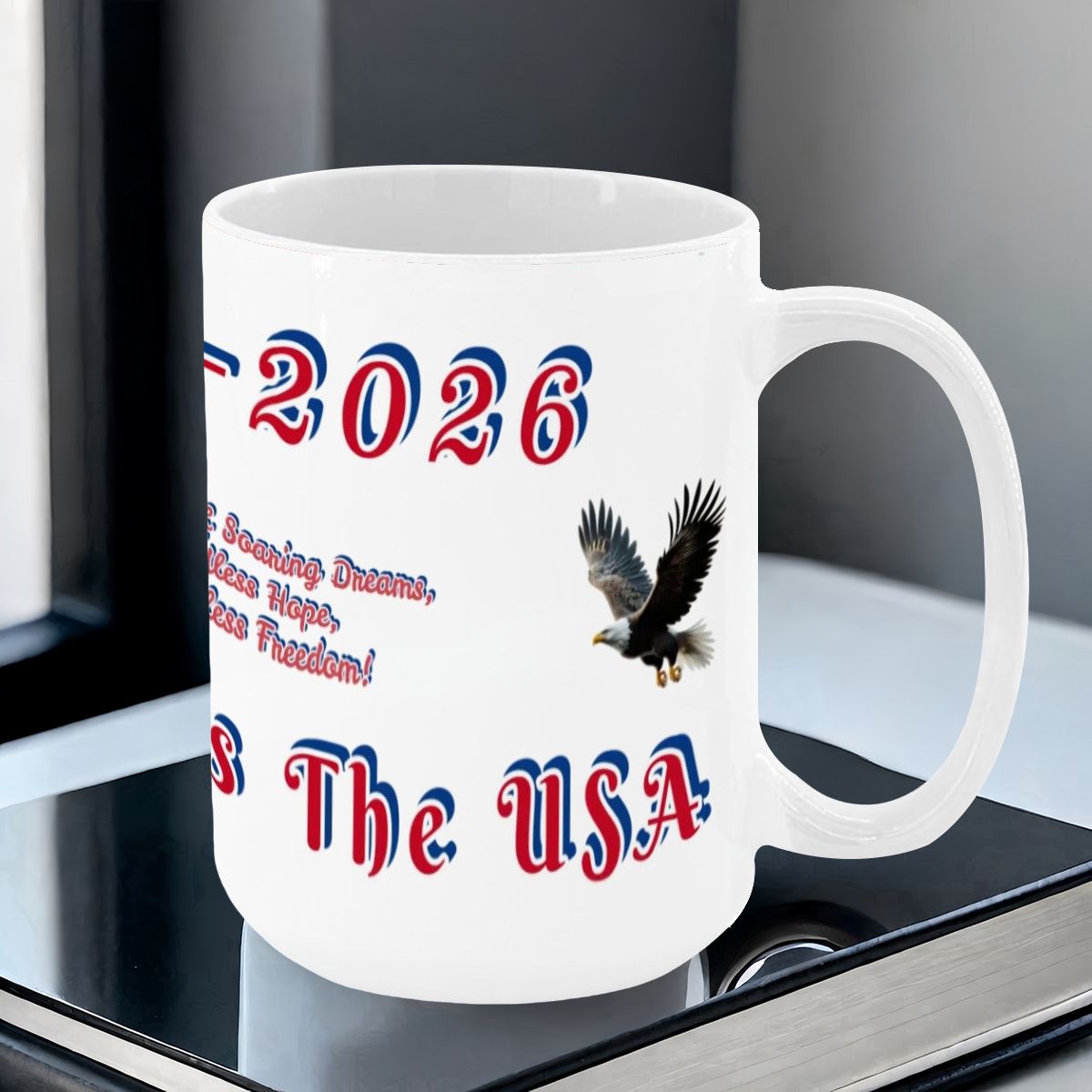 Large Colorful Mug (15oz) (Made in USA)