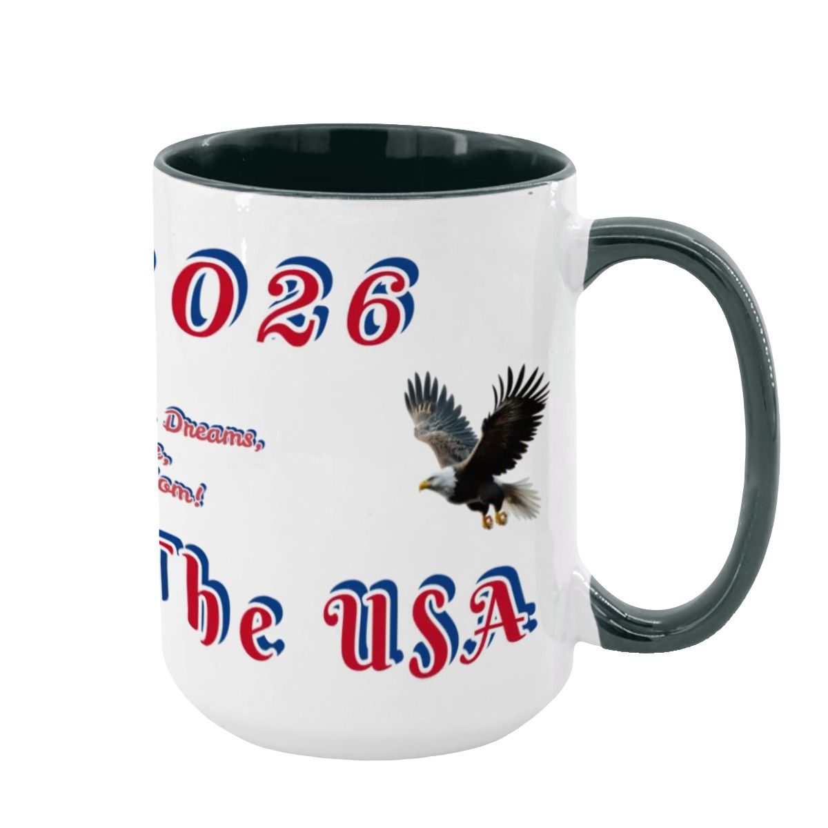 Large Colorful Mug (15oz) (Made in USA)