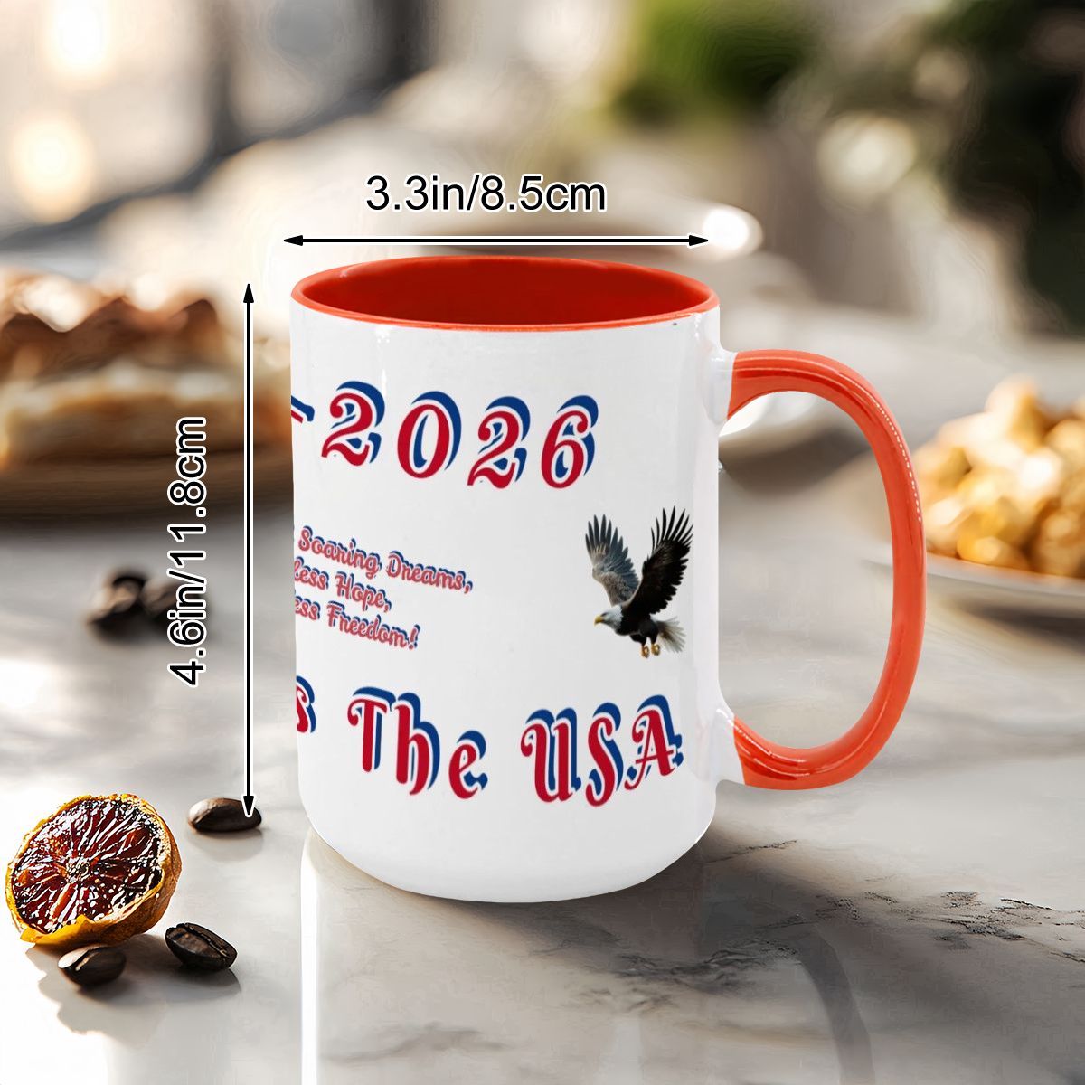 Large Colorful Mug (15oz) (Made in USA)