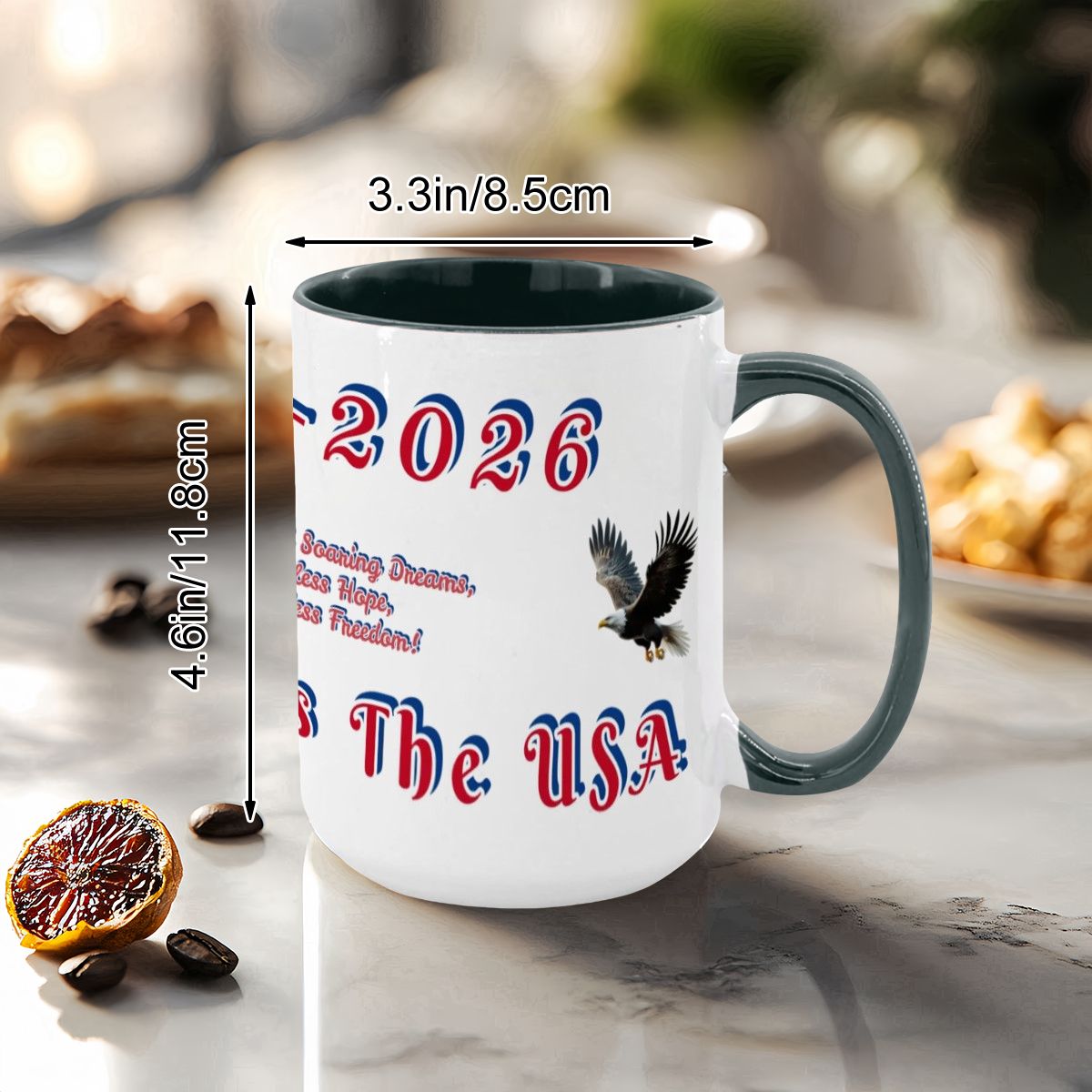 Large Colorful Mug (15oz) (Made in USA)