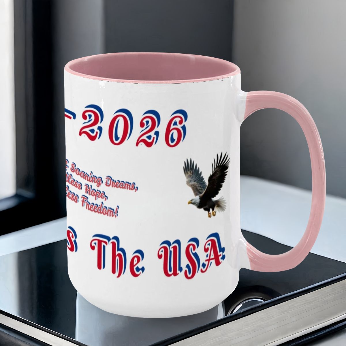 Large Colorful Mug (15oz) (Made in USA)