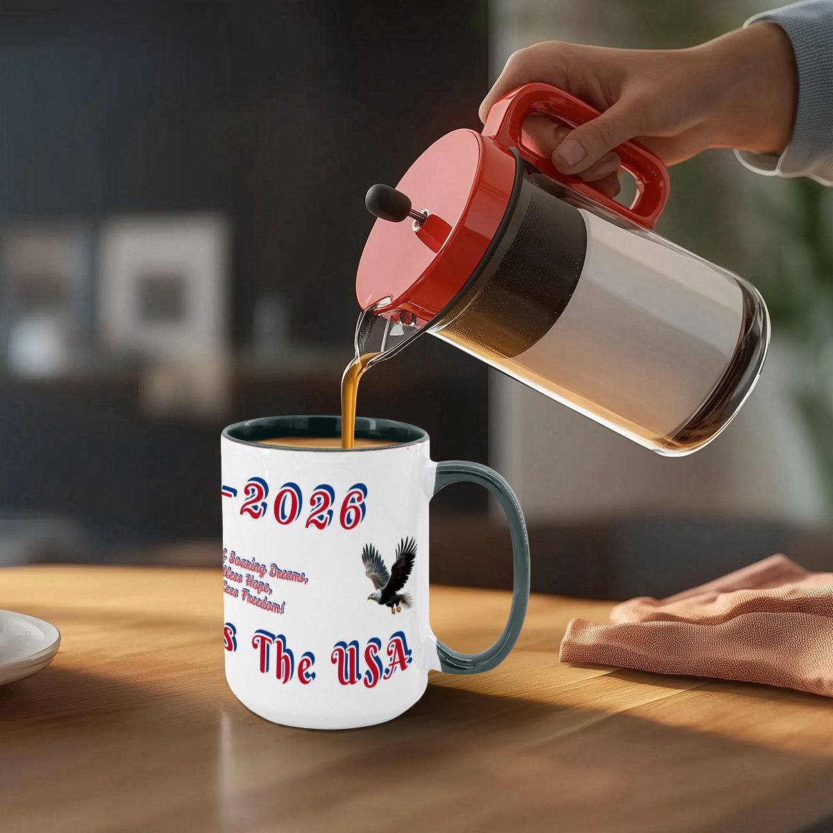 Large Colorful Mug (15oz) (Made in USA)
