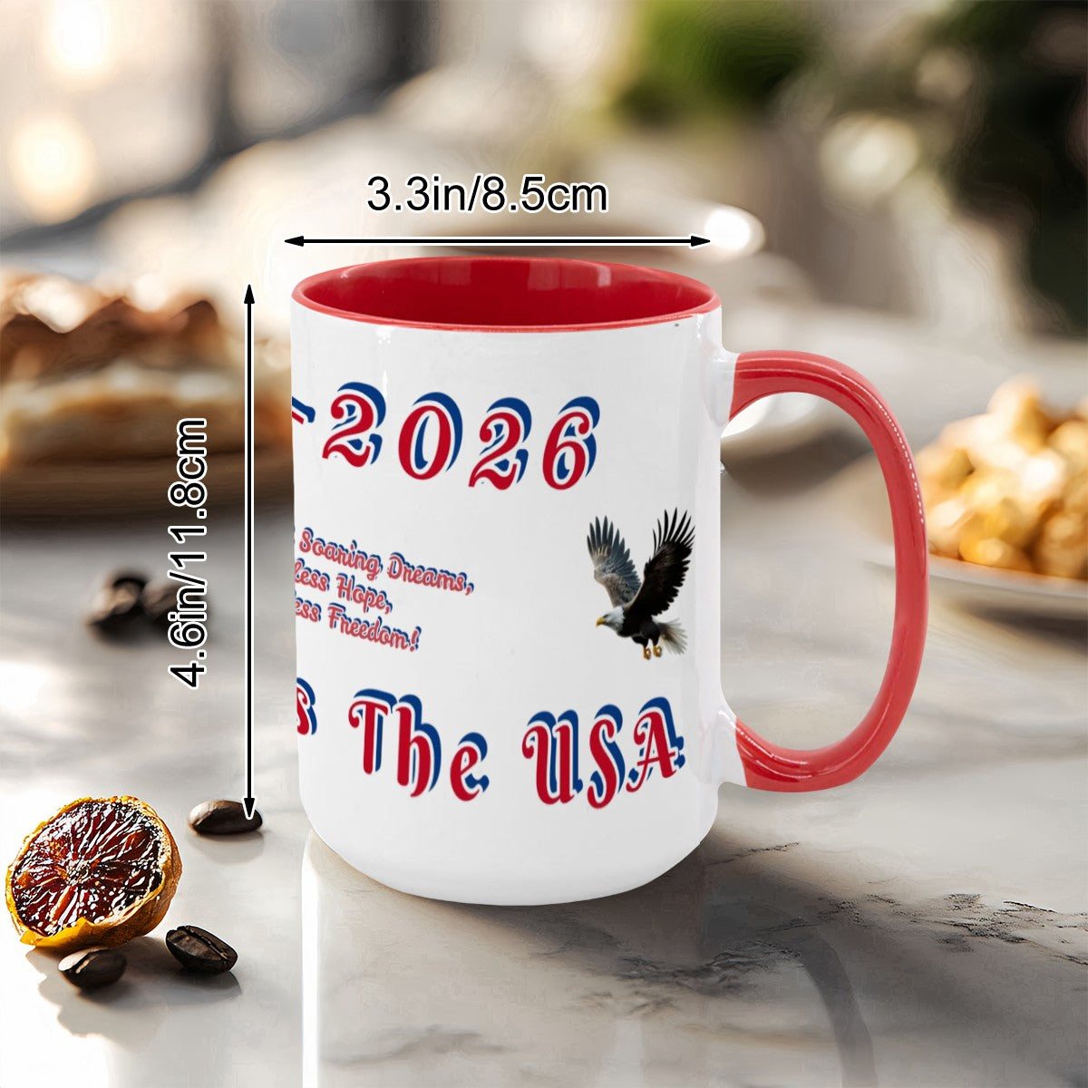 Large Colorful Mug (15oz) (Made in USA)