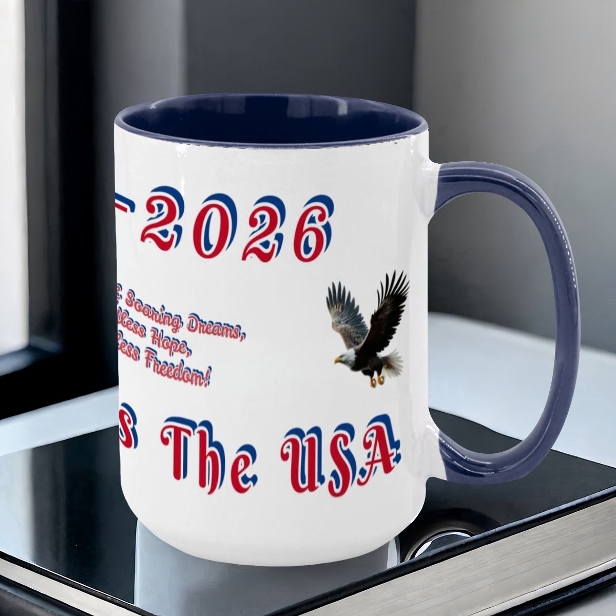 Large Colorful Mug (15oz) (Made in USA)