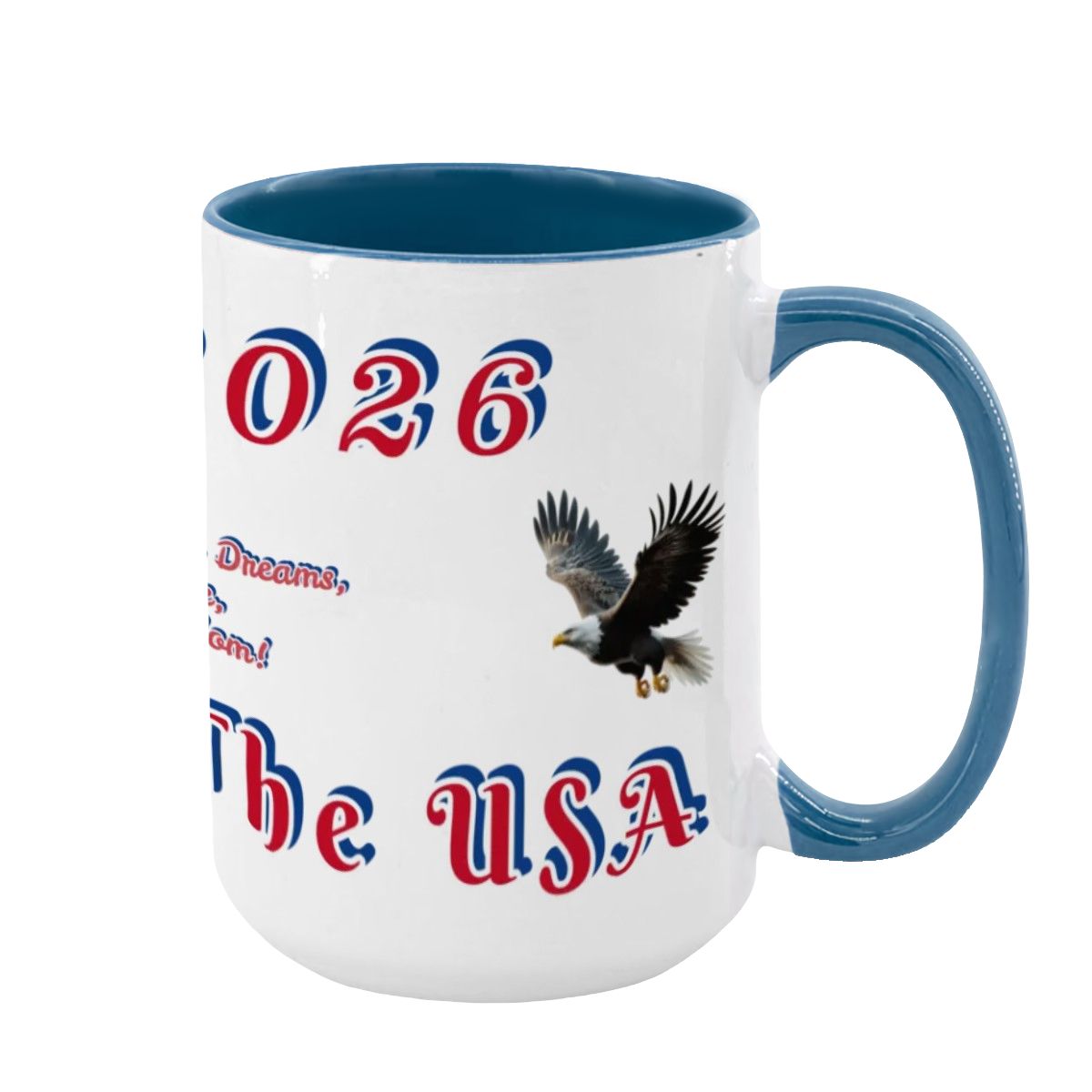 Large Colorful Mug (15oz) (Made in USA)