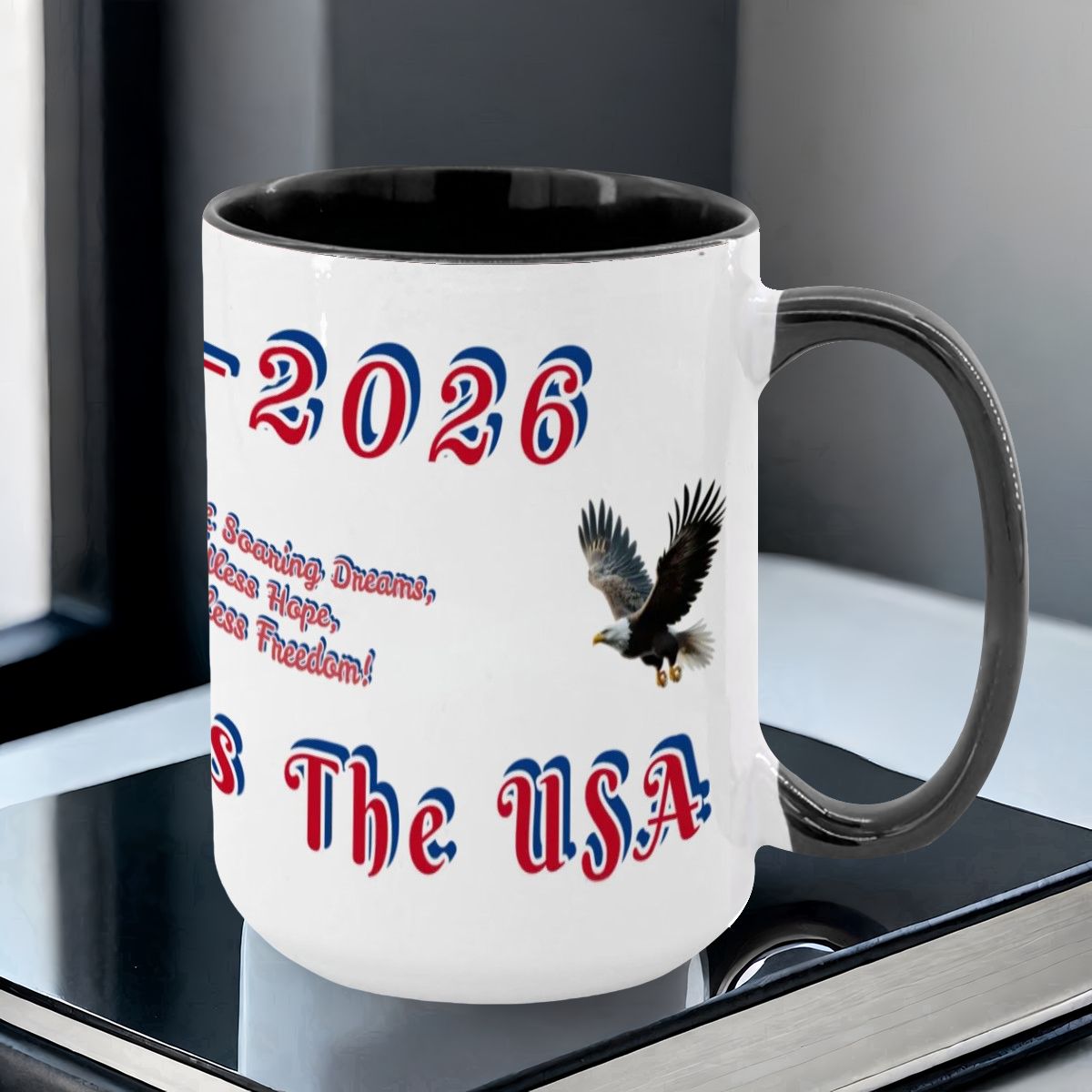 Large Colorful Mug (15oz) (Made in USA)