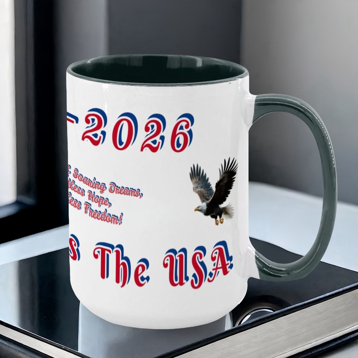 Large Colorful Mug (15oz) (Made in USA)
