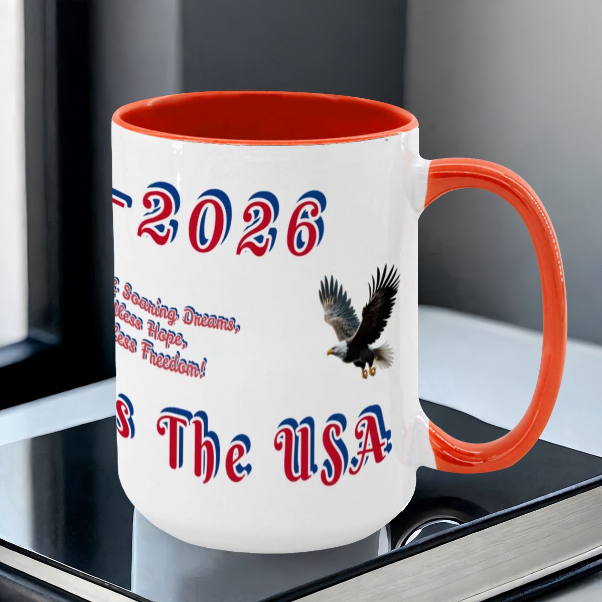 Large Colorful Mug (15oz) (Made in USA)