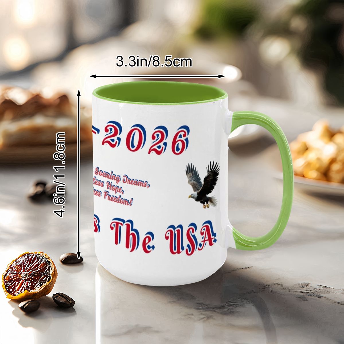 Large Colorful Mug (15oz) (Made in USA)